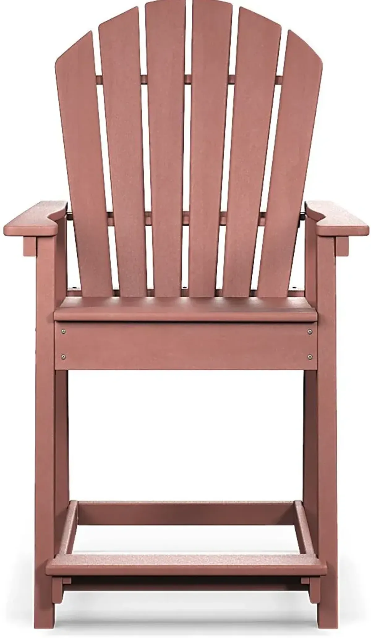 Addy Red Outdoor Balcony Adirondack Stool