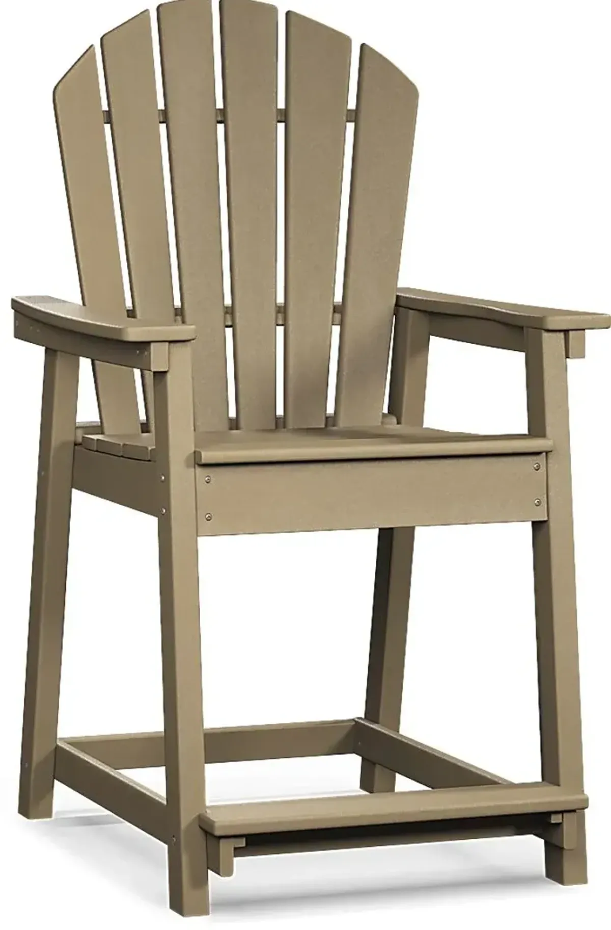 Addy Brown Outdoor Balcony Adirondack Stool