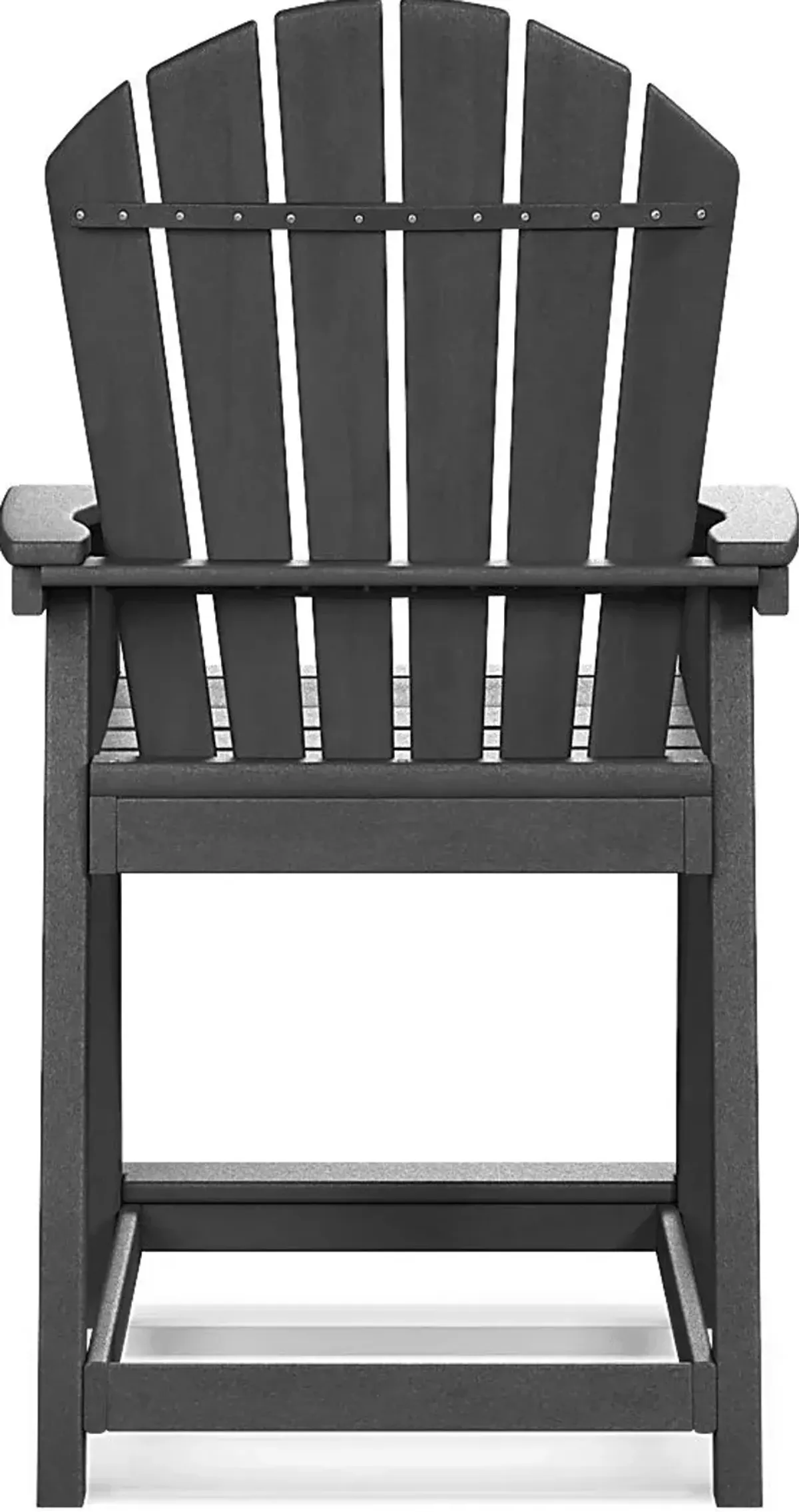 Addy Black Outdoor Balcony Adirondack Stool