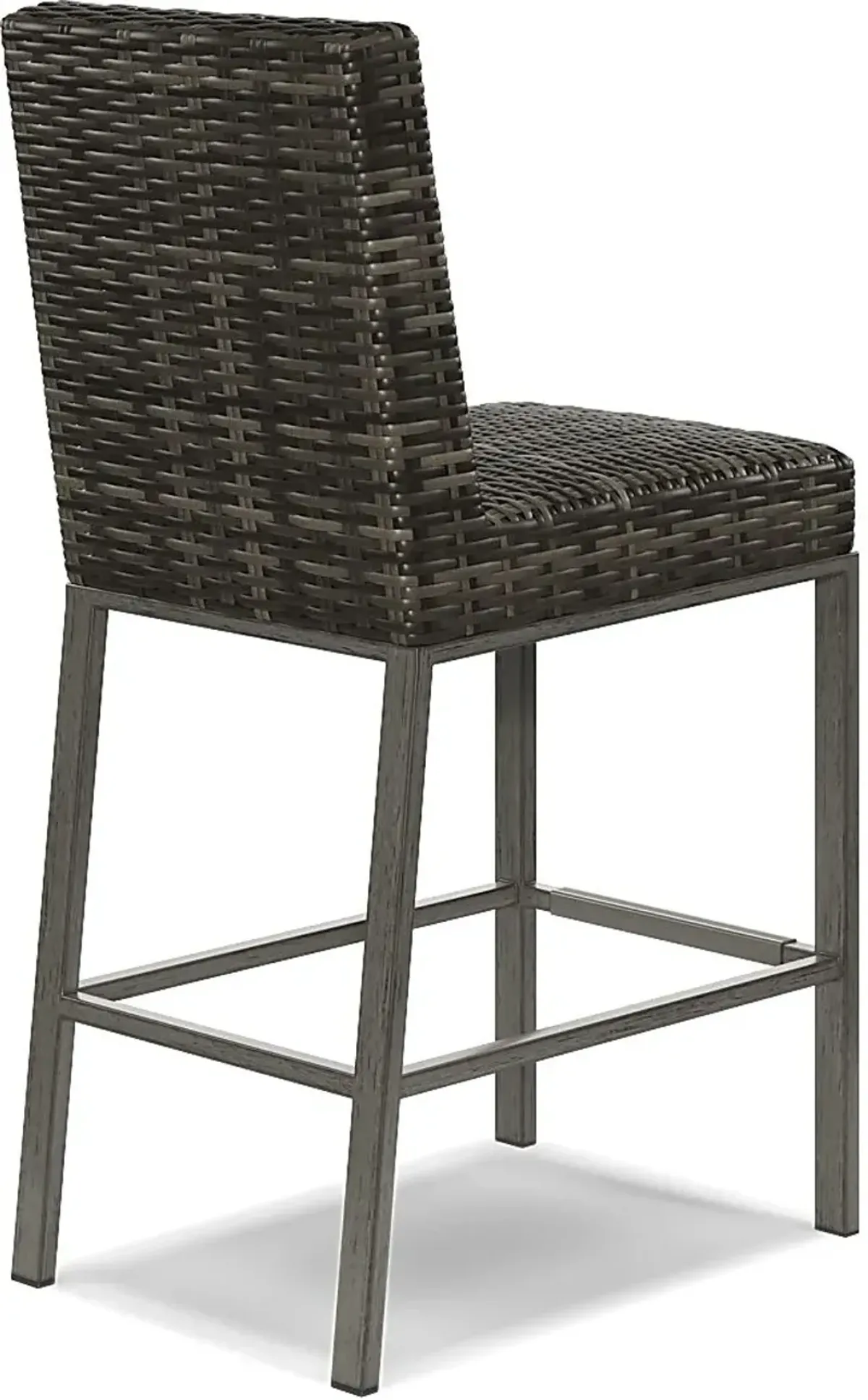 Montecello Gray Outdoor Barstool