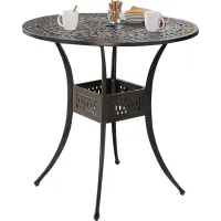 Lake Como Antique Bronze 42 in. Round Outdoor Dining Table
