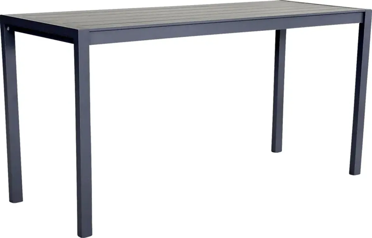 Outdoor Coligny Gray Bar Height Table