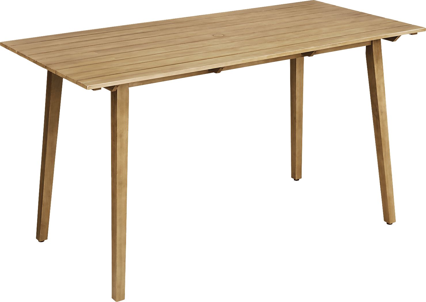 Tessere Natural Rectangle Outdoor Bar Table