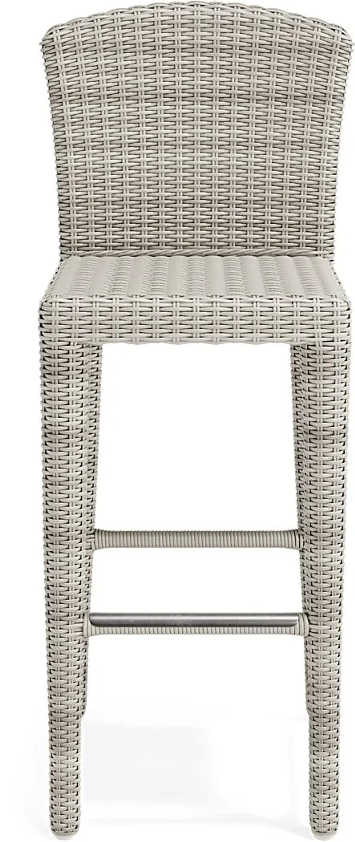 Patmos Gray Wicker 3 Pc 36 in. Square Bar Height Outdoor Dining Set