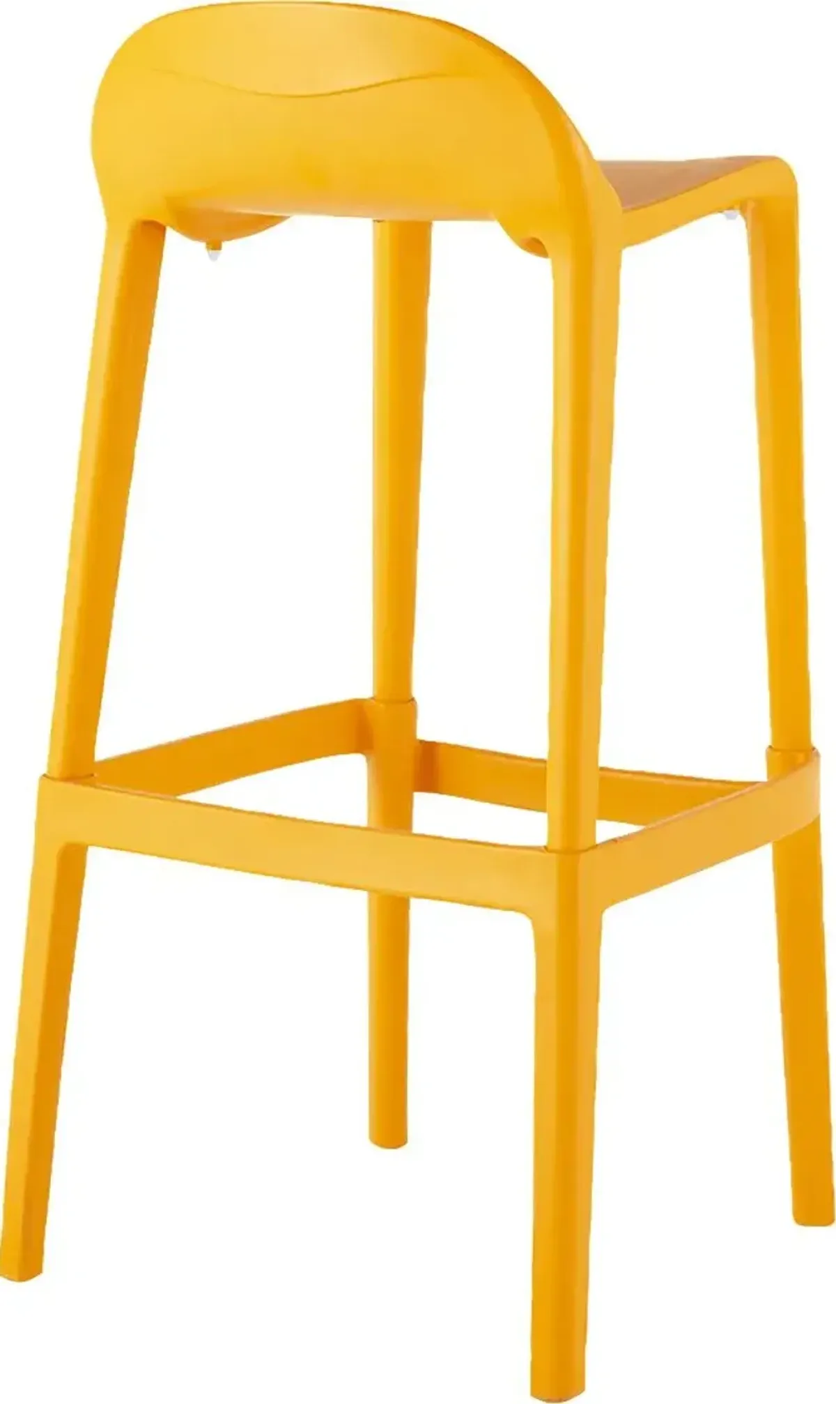 Outdoor Lulia Orange Barstool, Set of 2