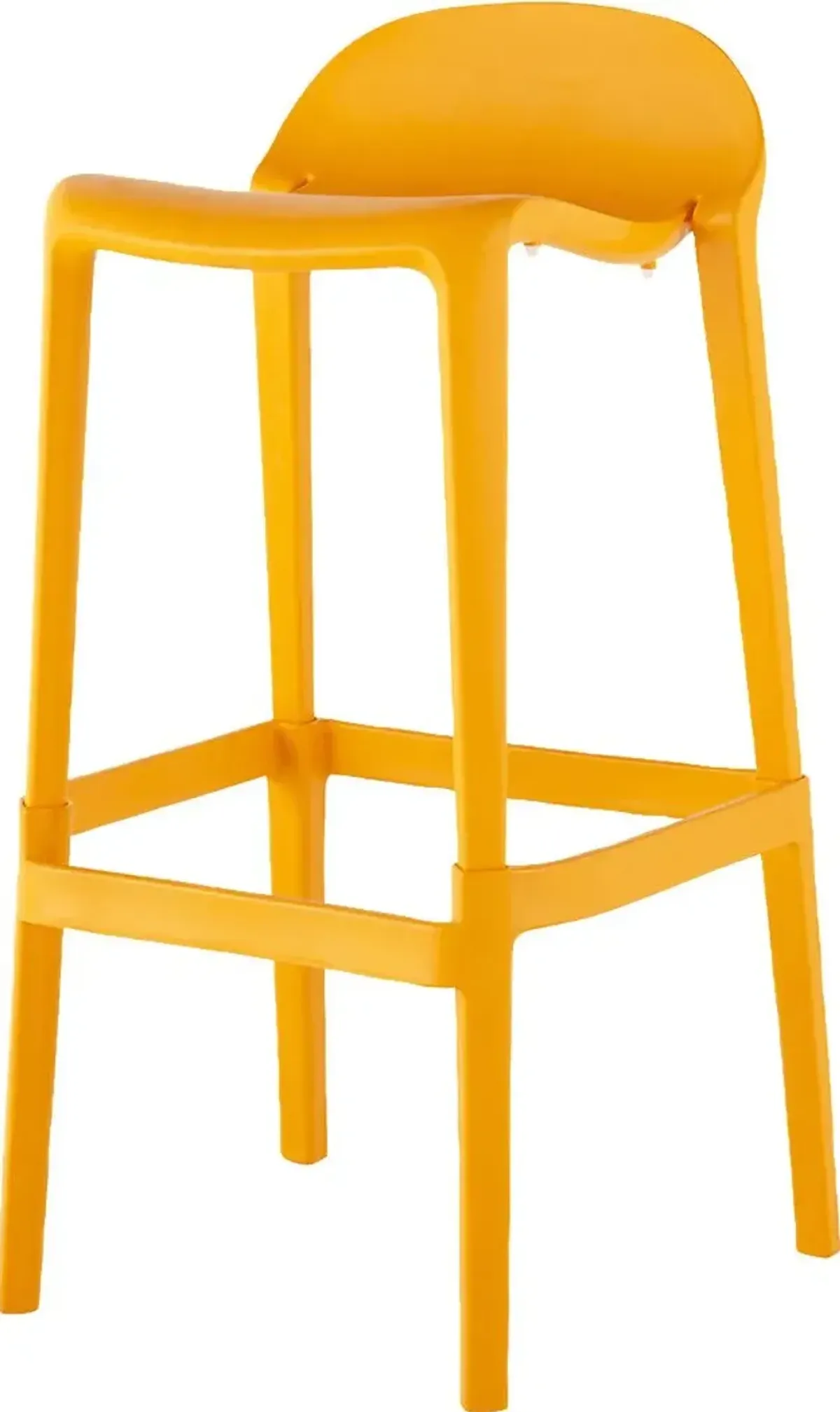 Outdoor Lulia Orange Barstool, Set of 2