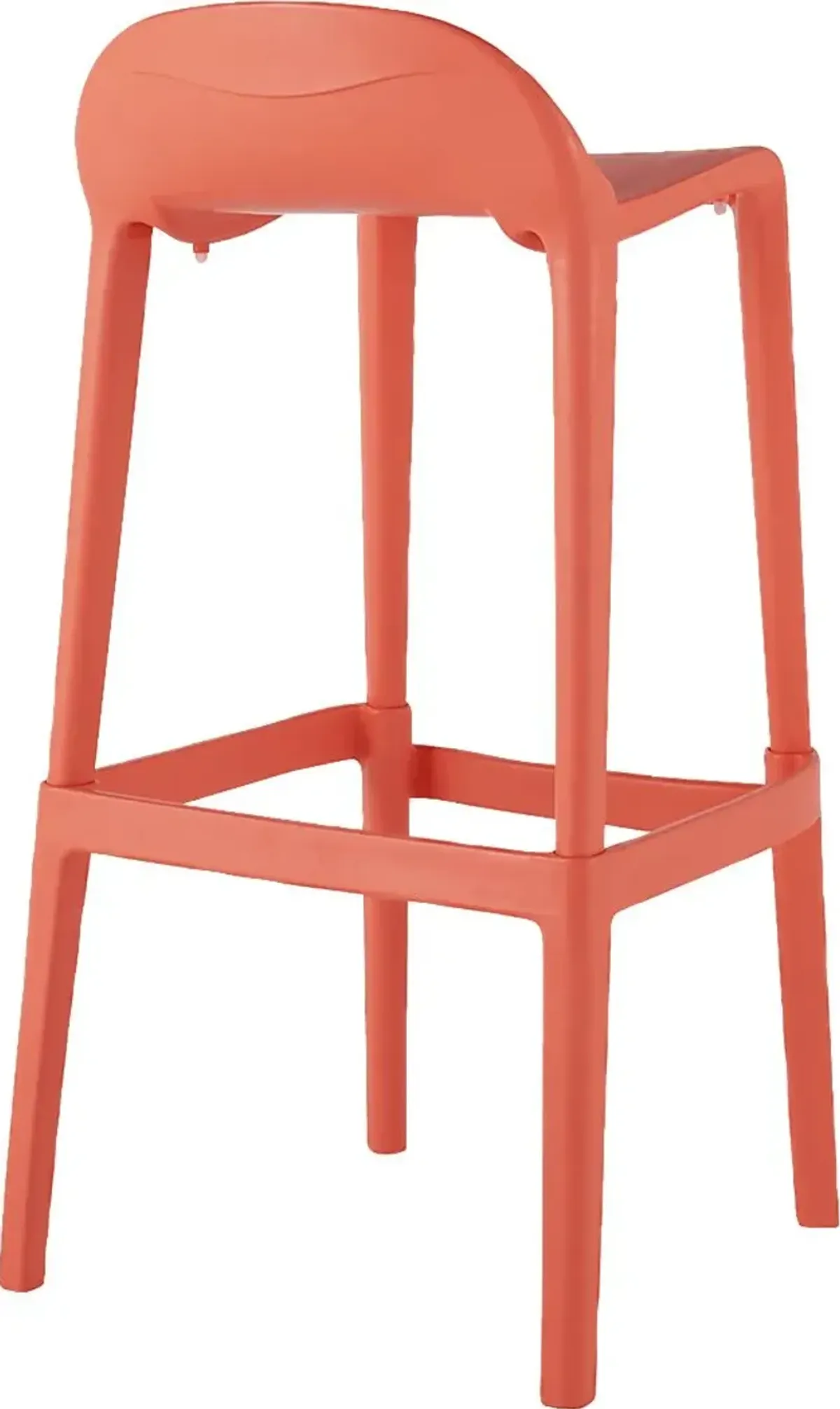 Outdoor Lulia Salmon Barstool, Set of 2