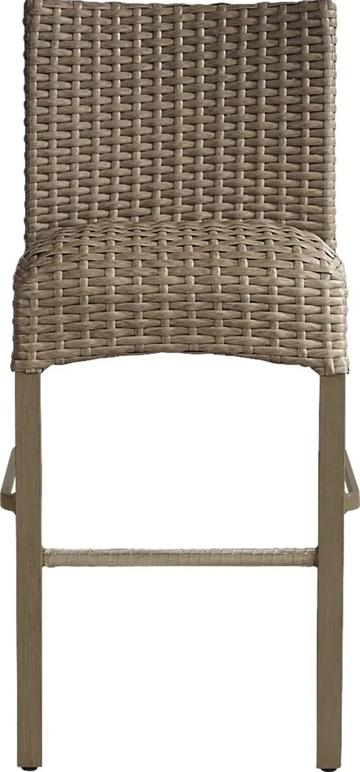 Siesta Key Gray Outdoor Barstool