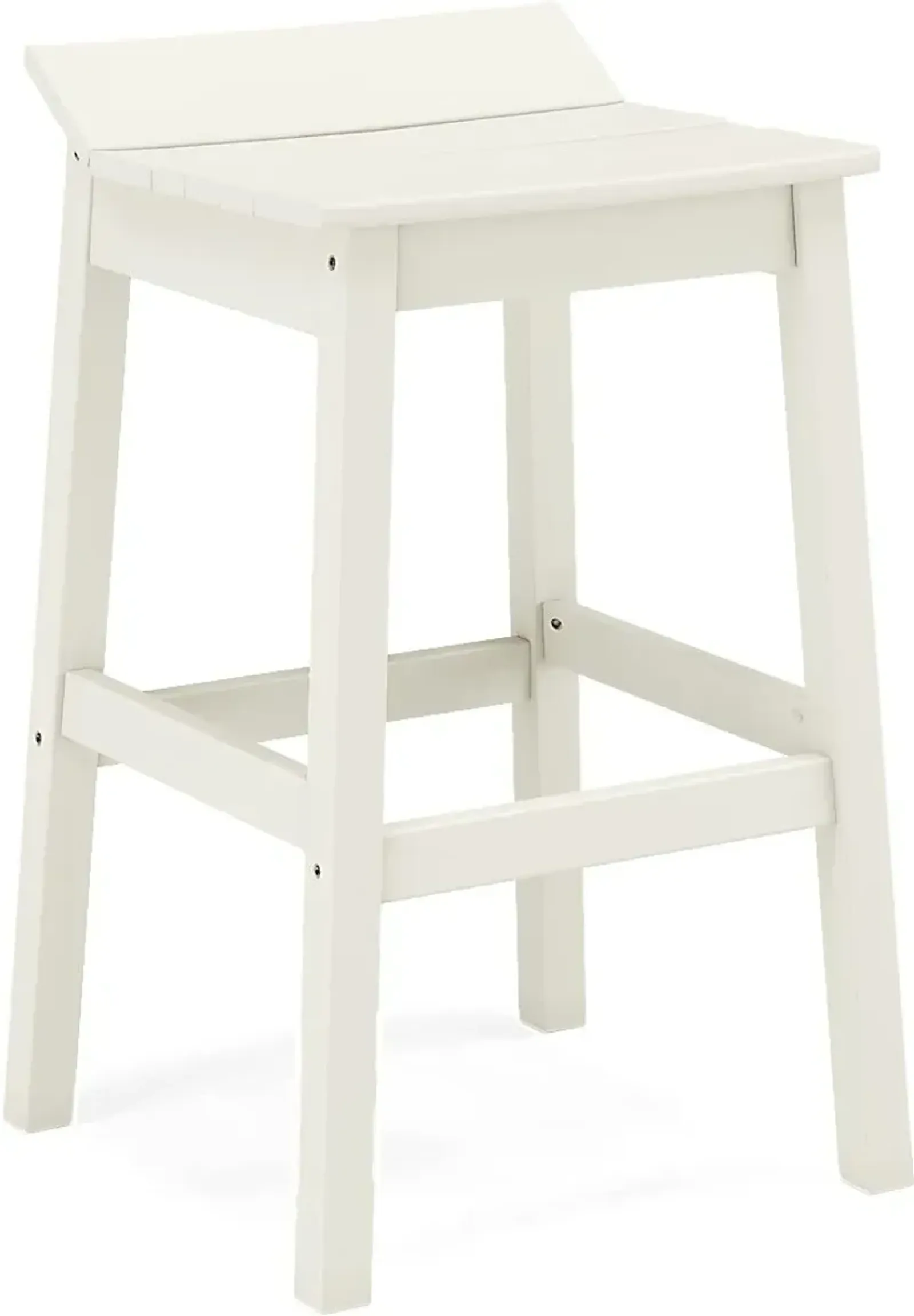 Addy White Outdoor Barstool