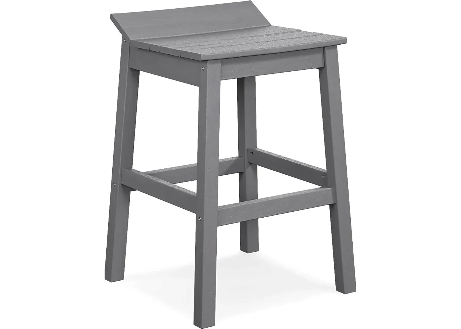 Addy Gray Outdoor Barstool