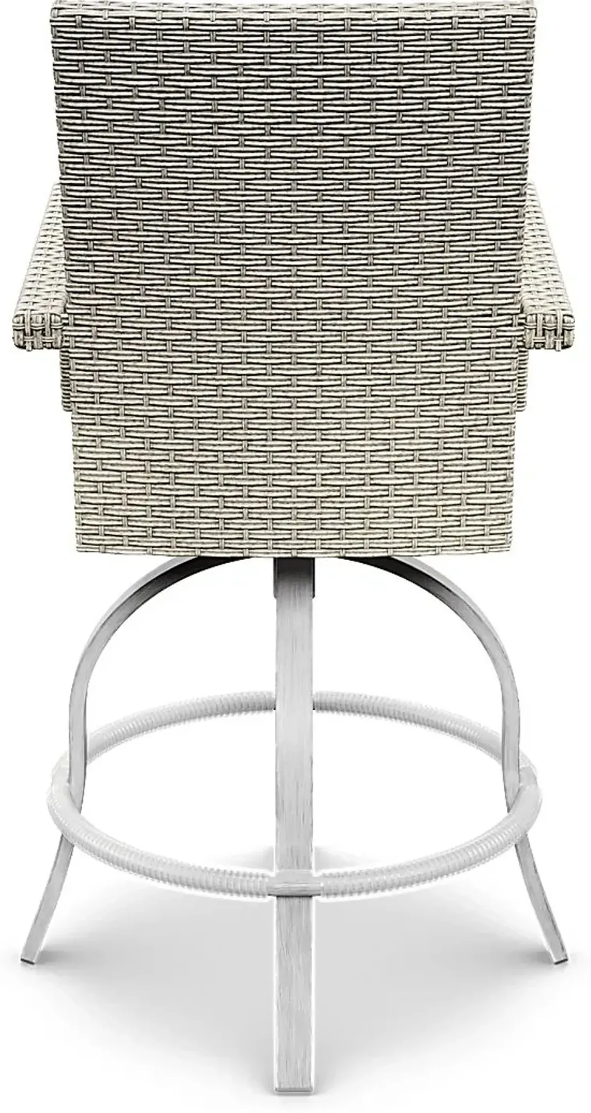 Sun Valley Light Gray Swivel Barstool