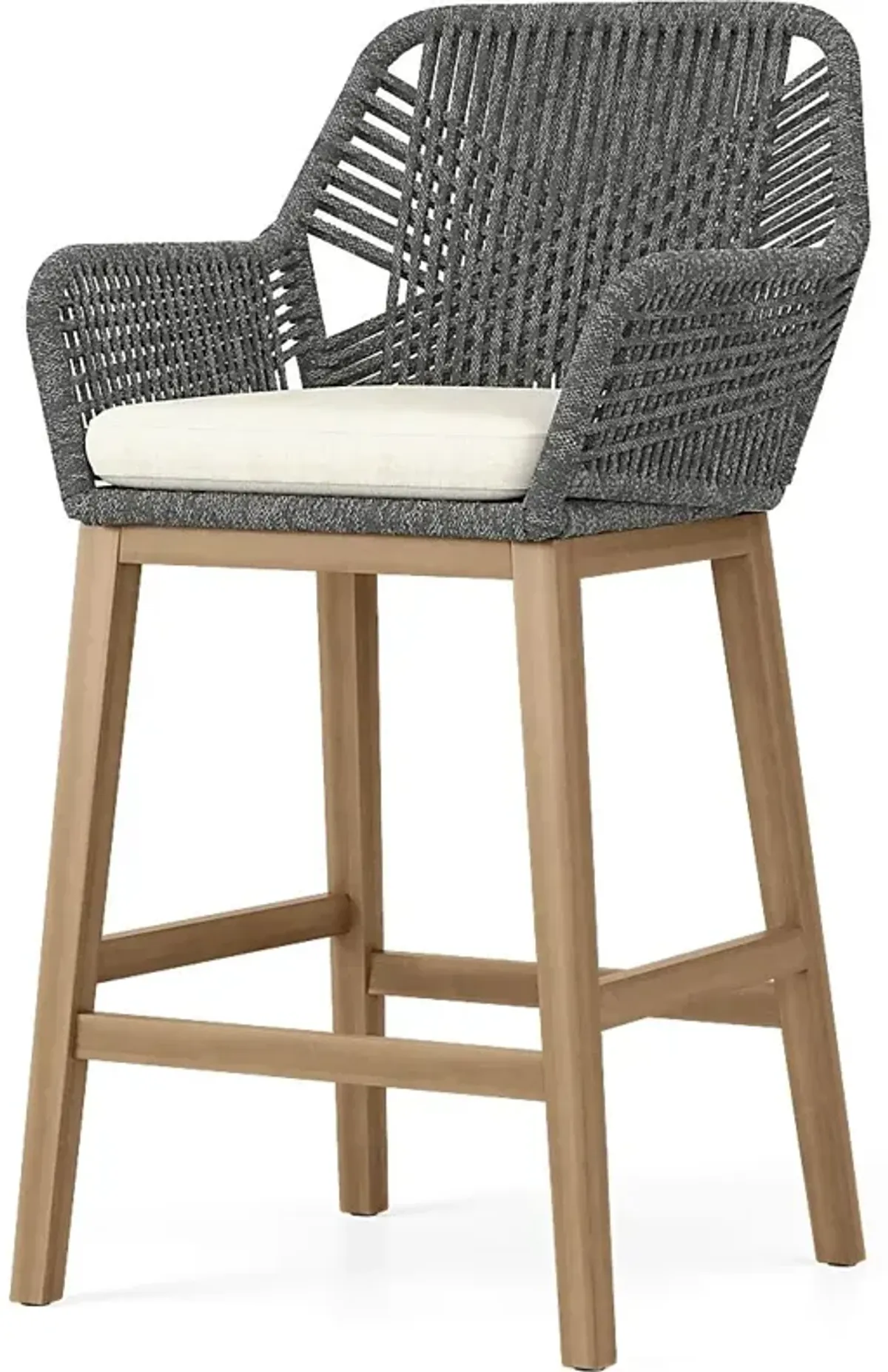 Tessere Gray Outdoor Barstool