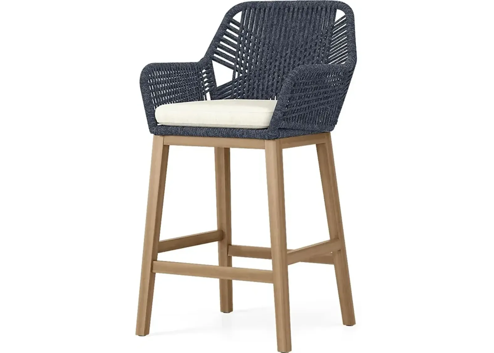 Tessere Blue Outdoor Barstool