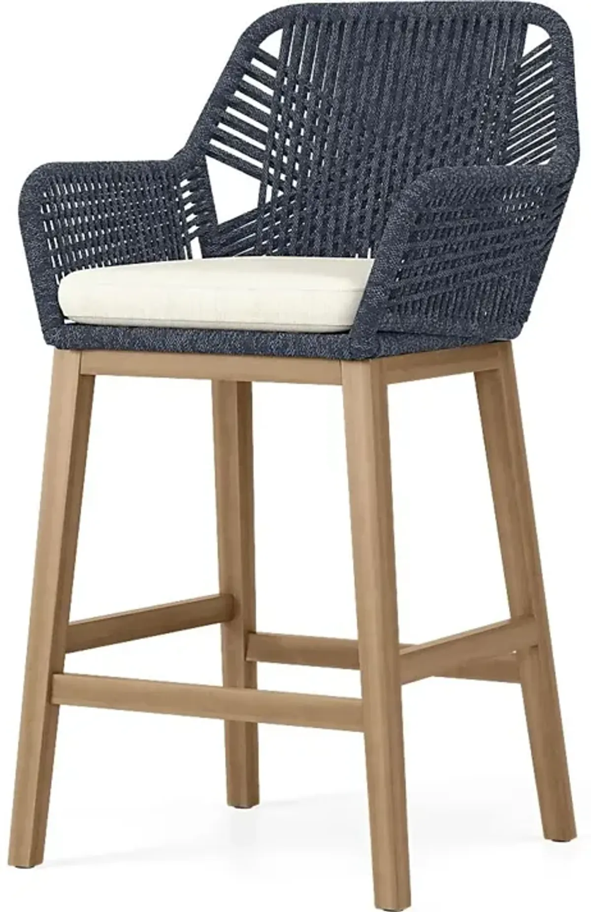 Tessere Blue Outdoor Barstool