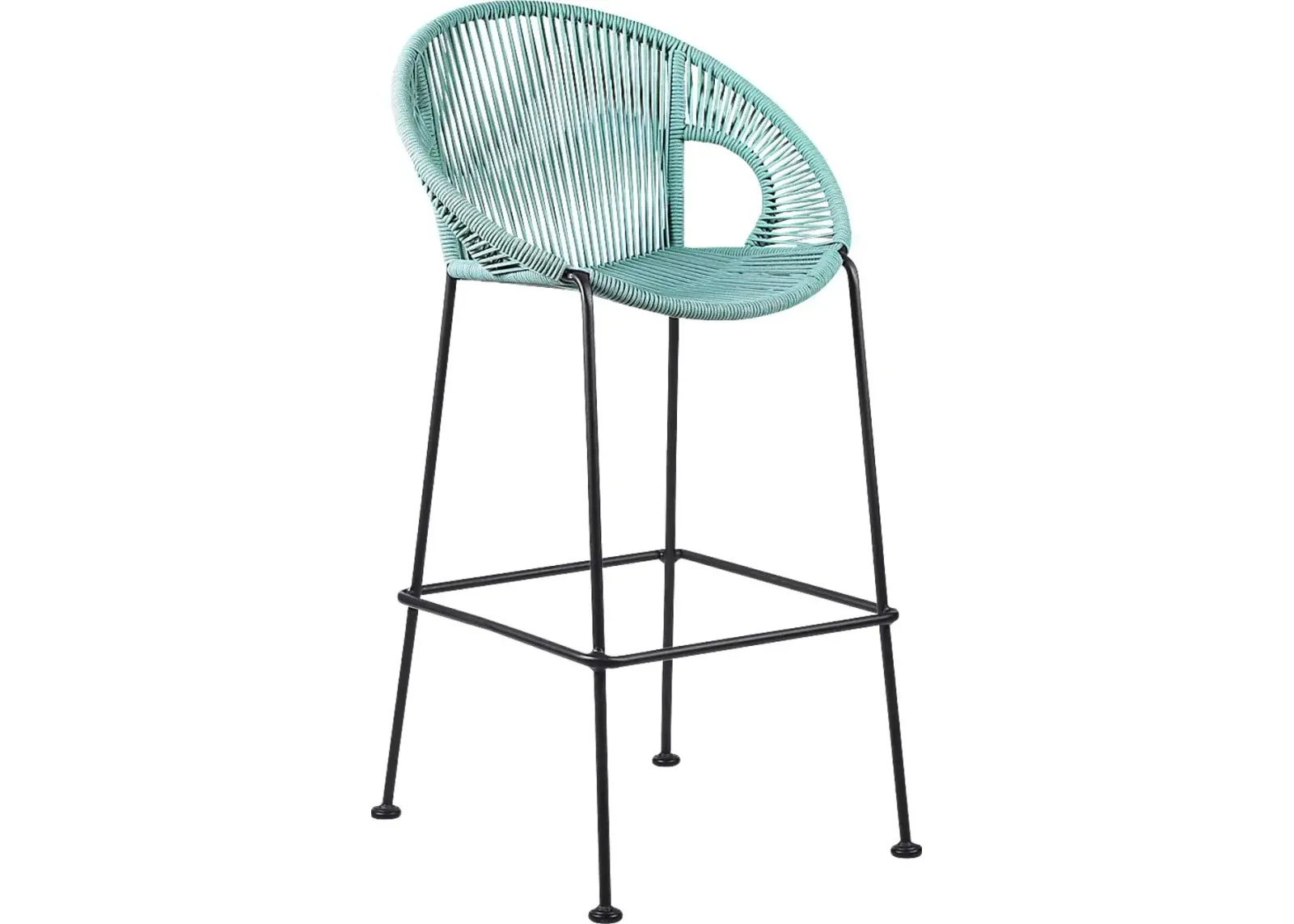 Ariael Green Outdoor Counter Height Stool