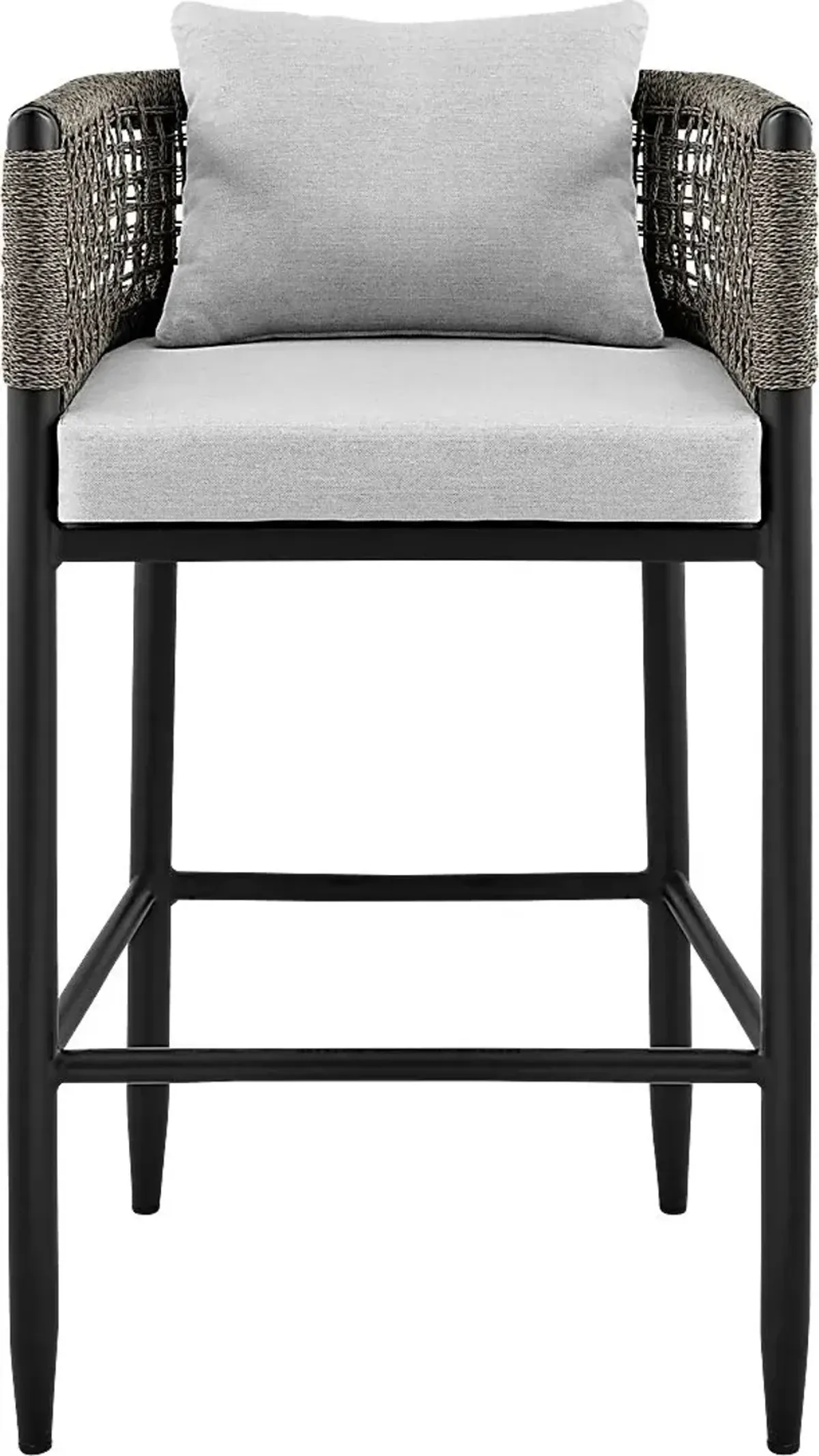 Outdoor Agusta Black Barstool