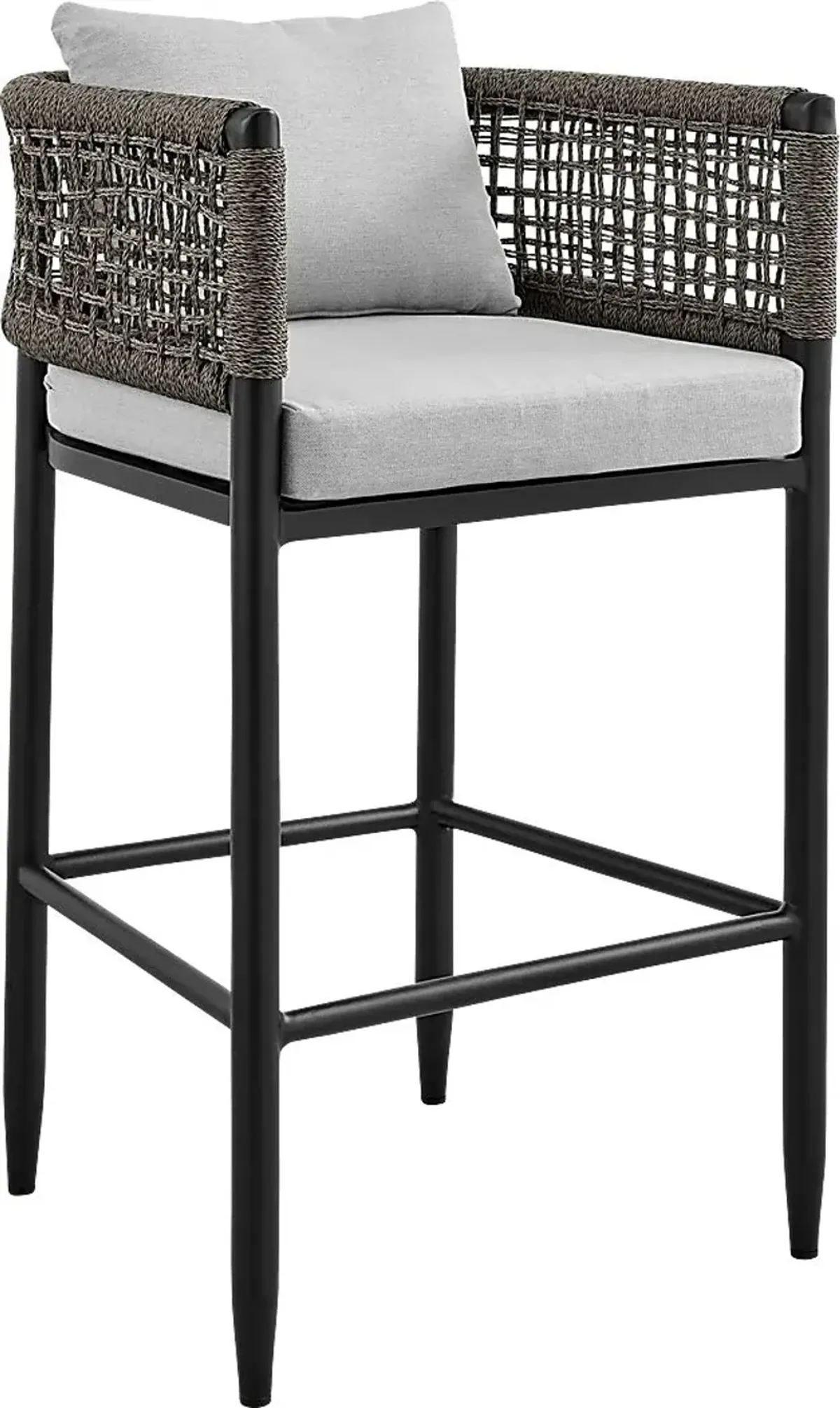 Outdoor Agusta Black Barstool