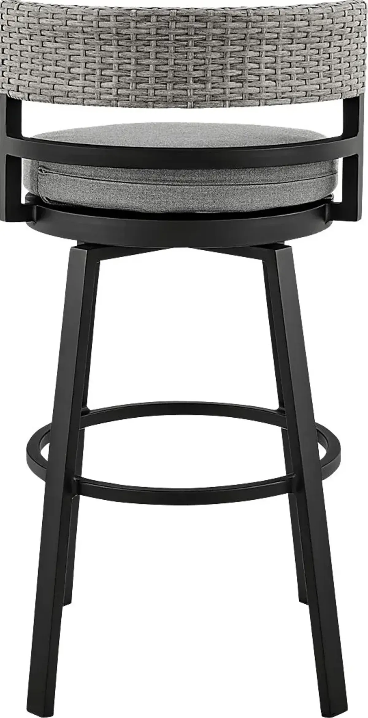 Outdoor Alresford Black Swivel Barstool