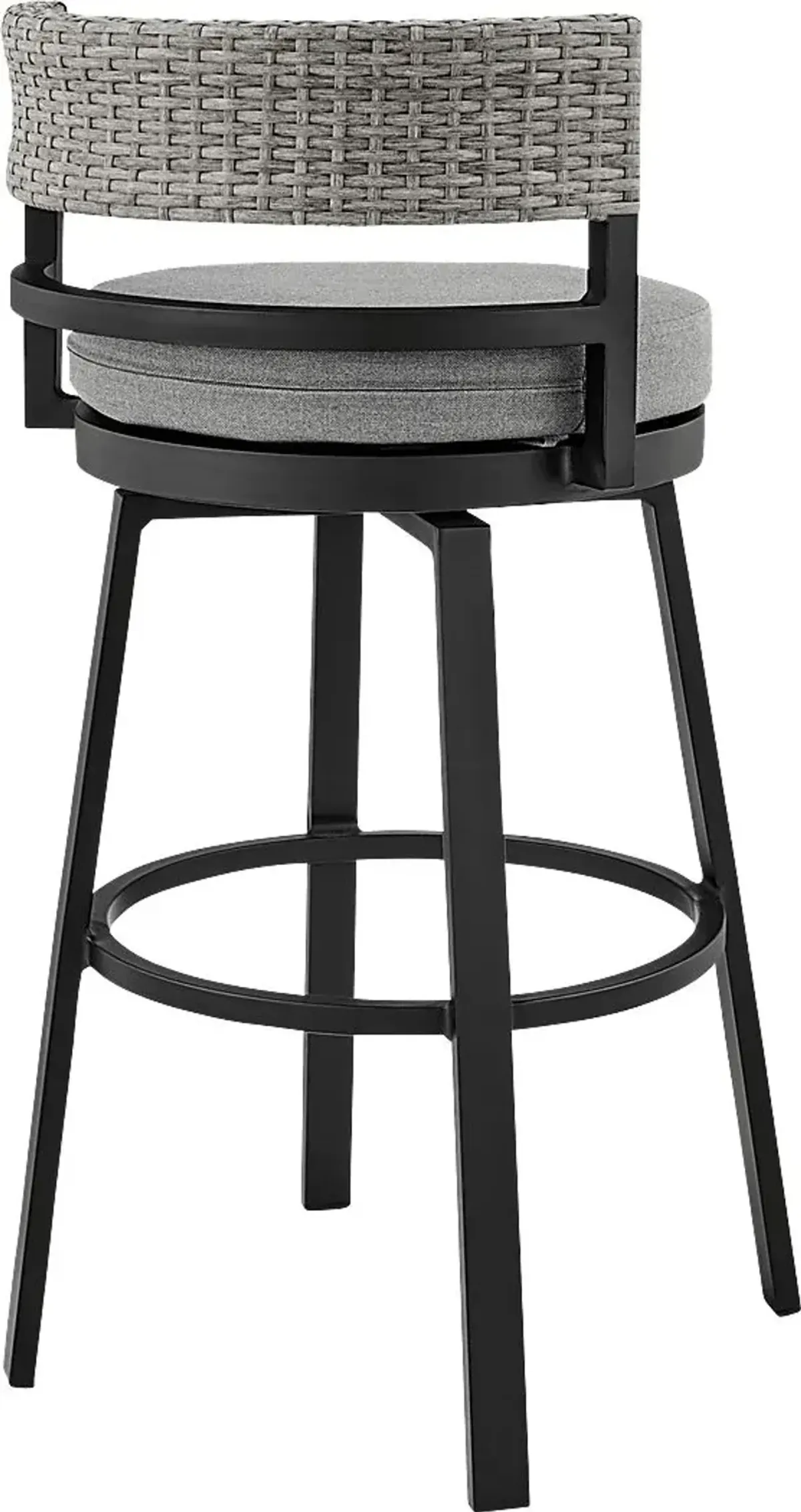 Outdoor Alresford Black Swivel Barstool