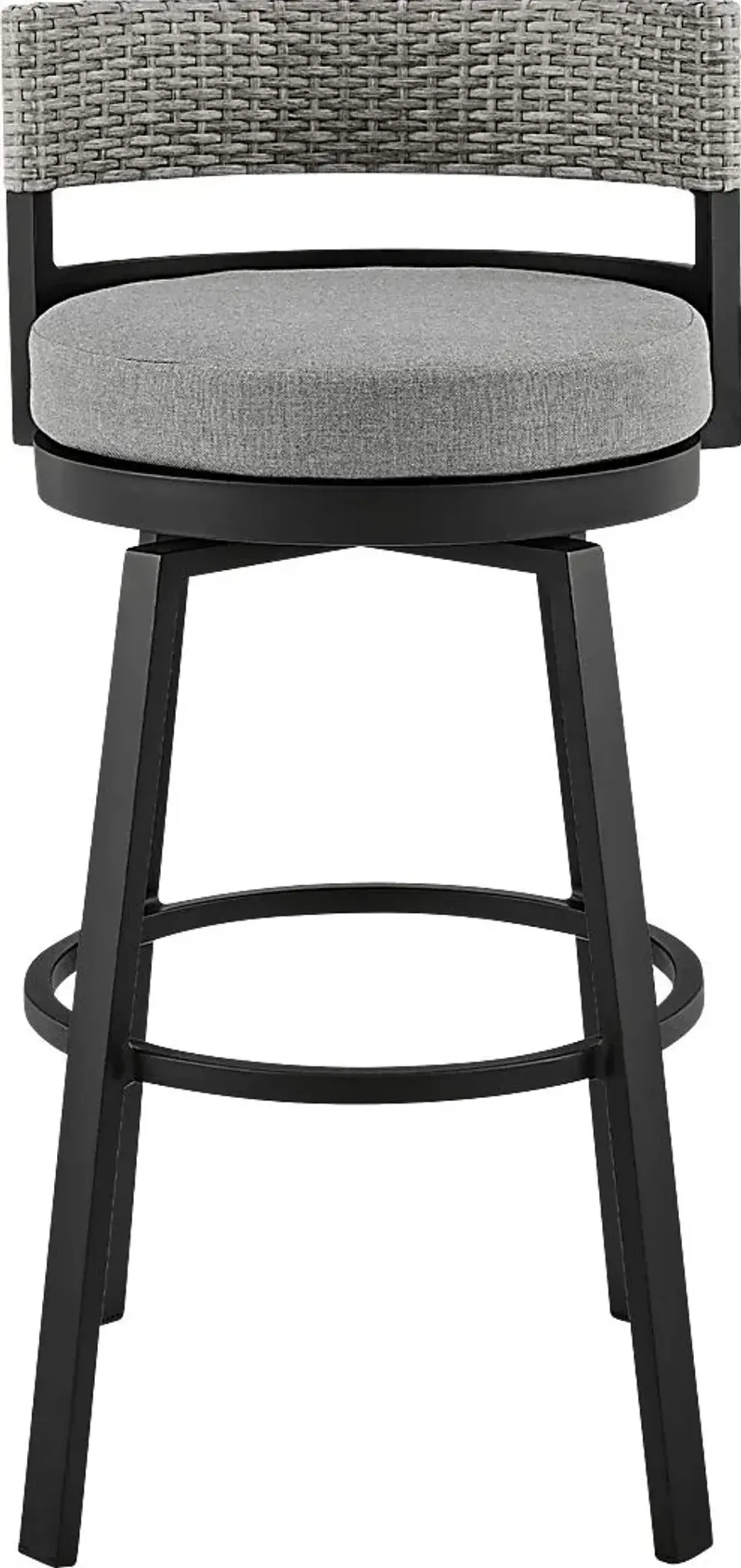 Outdoor Alresford Black Swivel Barstool