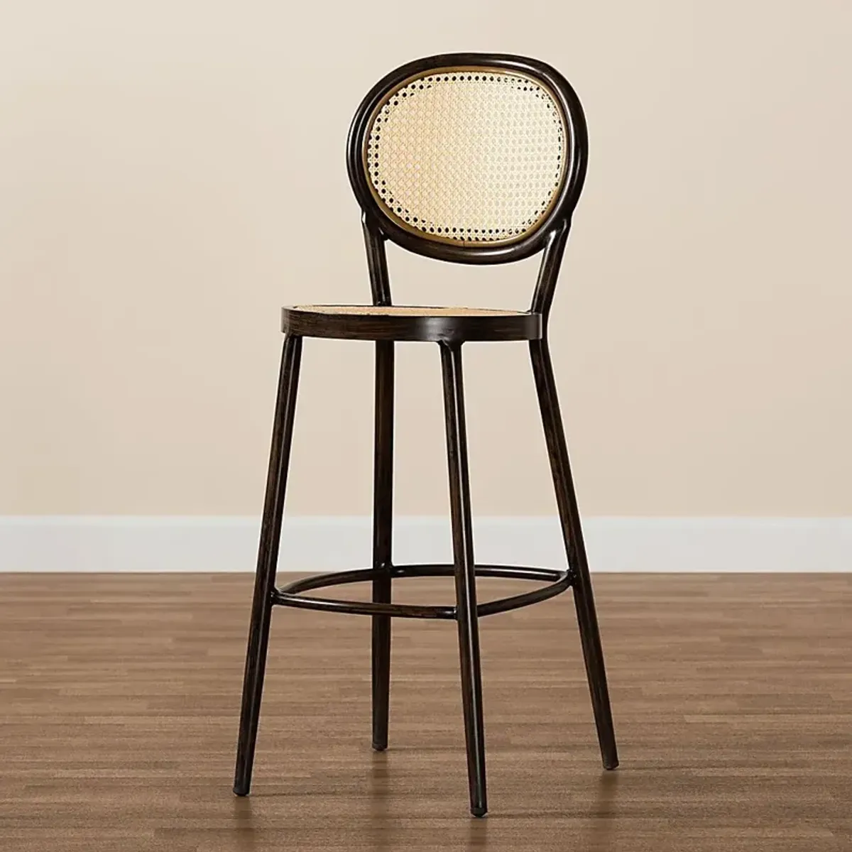 Outdoor Ivanel Brown Bar Stool