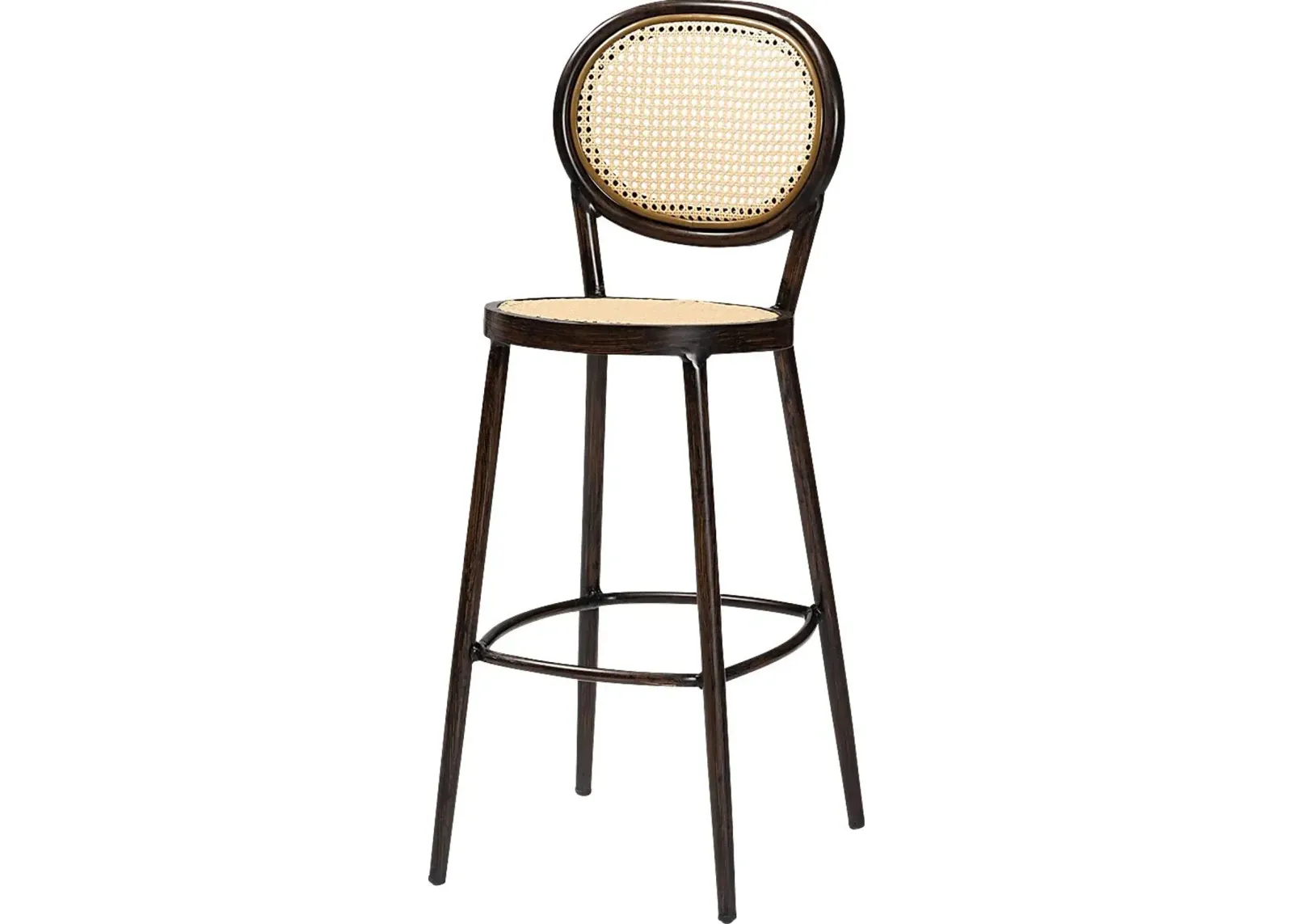 Outdoor Ivanel Brown Bar Stool