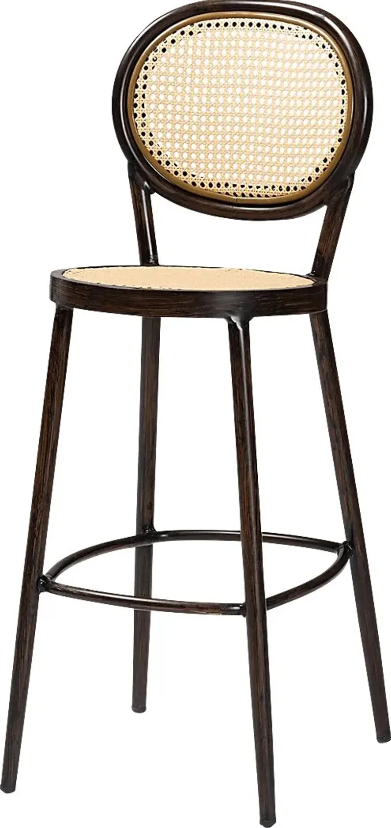 Outdoor Ivanel Brown Bar Stool