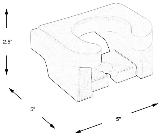 Addy White Outdoor Cup Holder