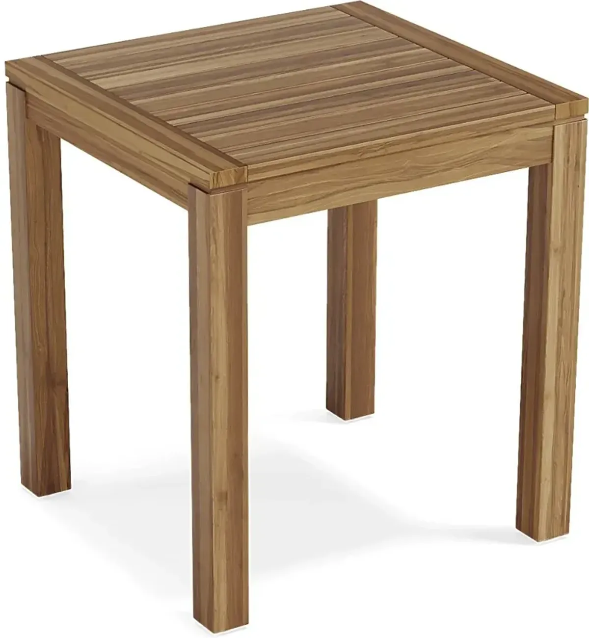 Patmos Teak 36 in. Square Bar Height Outdoor Dining Table