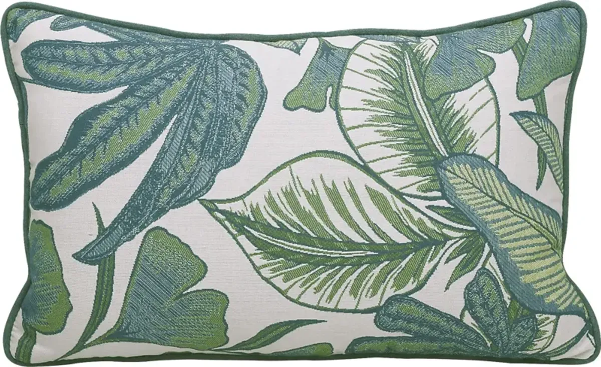 Lavish Palm Green Indoor/Outdoor Accent Pillow