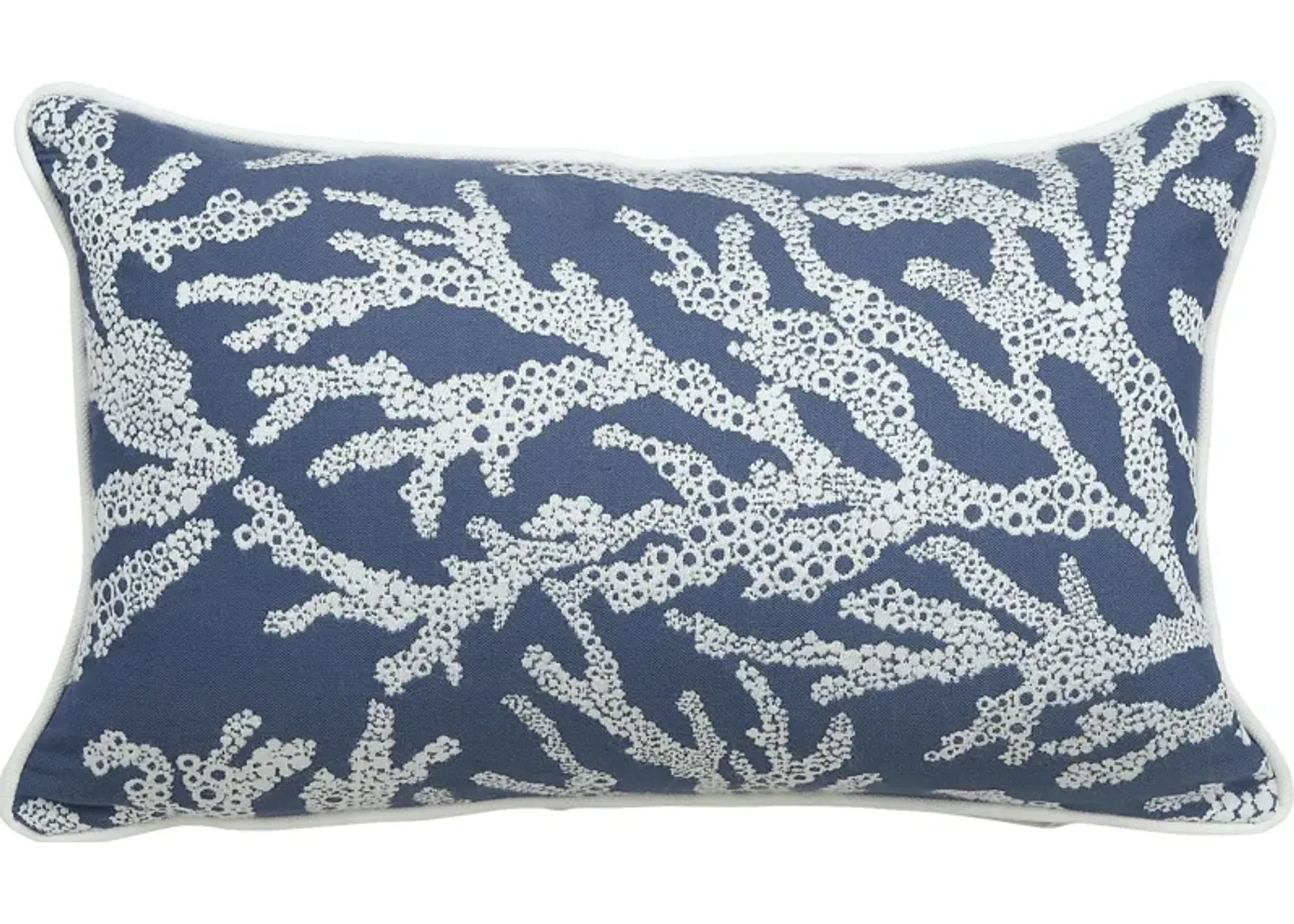 Coral Capri Blue Indoor/Outdoor Accent Pillow