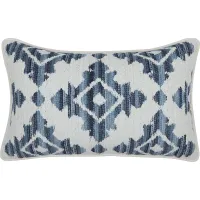 Elmaple Dark Blue Indoor/Outdoor Accent Pillow