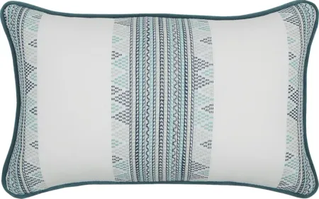 Stitchstone Teal Indoor/Outdoor Accent Pillow