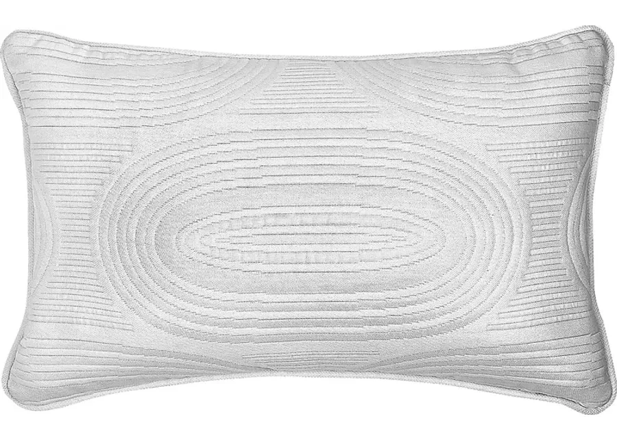 Olaso White Indoor/Outdoor Accent Pillow