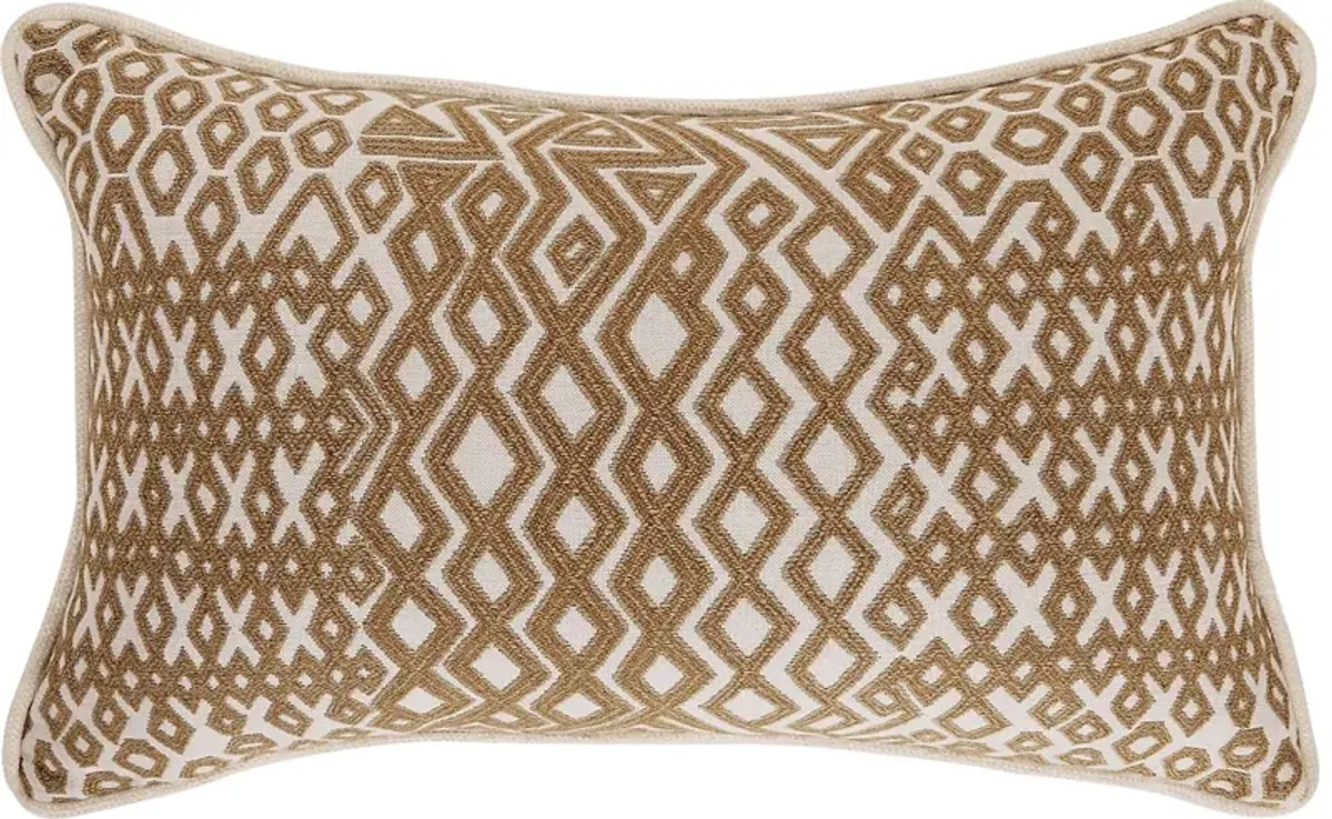 Assembly Cumin Caramel Indoor/Outdoor Accent Pillow