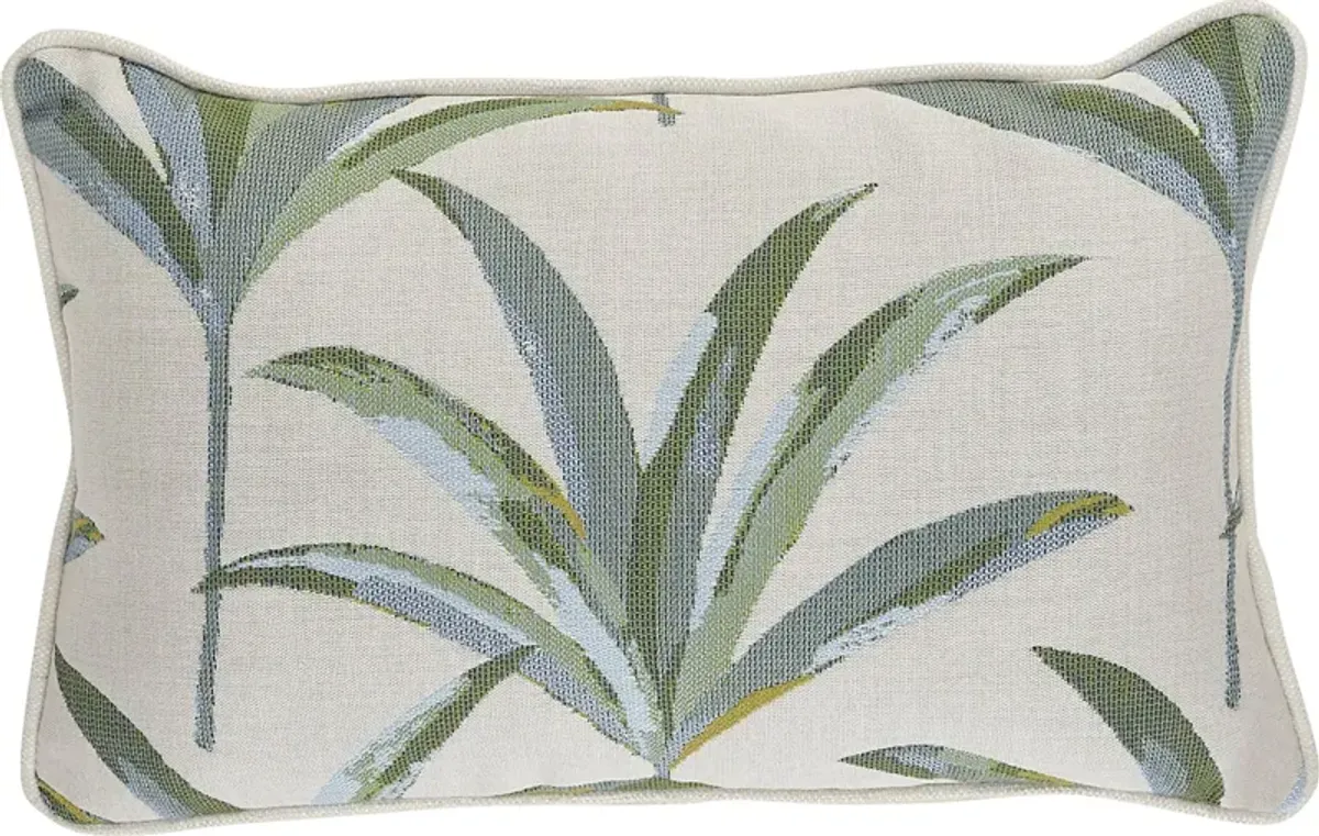 Martinique Tropics Celadon Indoor/Outdoor Accent Pillow