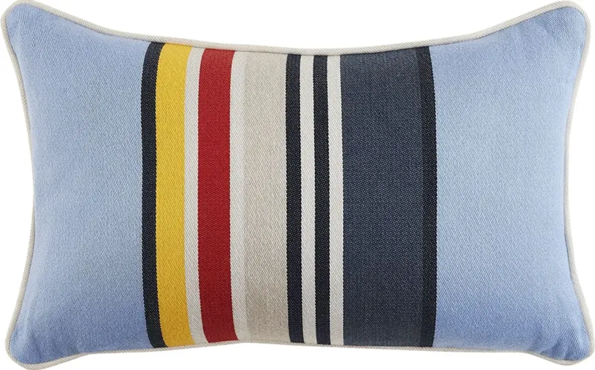 Yosemite Stripe Sky Indoor/Outdoor Kidney Pillow