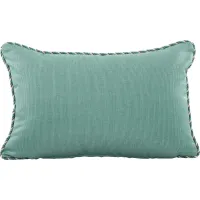 Turquoise Solid Indoor/Outdoor Accent Pillow