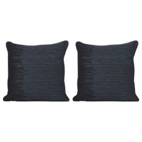 Expanse Indigo Midnight Indoor/Outdoor Accent Pillow, Set of Two