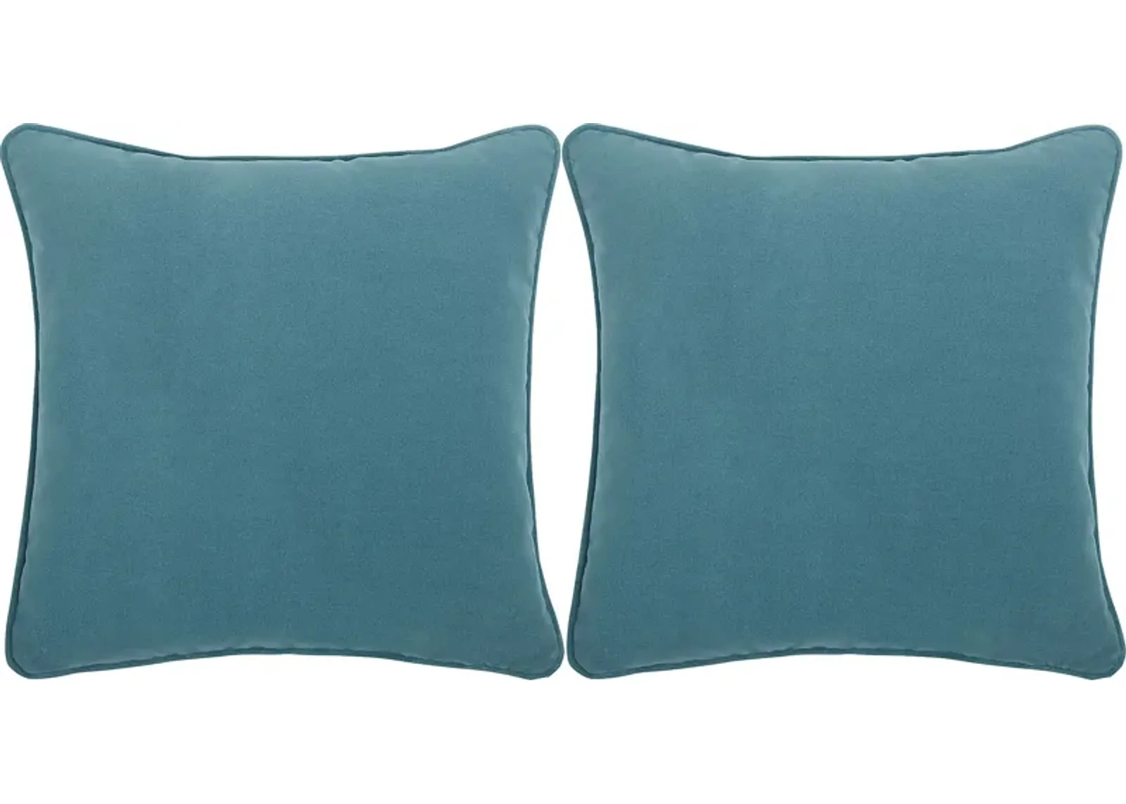 Sun Sorreo Teal Indoor/Outdoor Accent Pillow, Set of Two