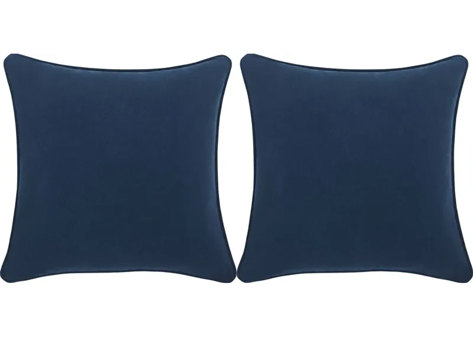 Sun Sorreo Denim Indoor/Outdoor Accent Pillow, Set of Two