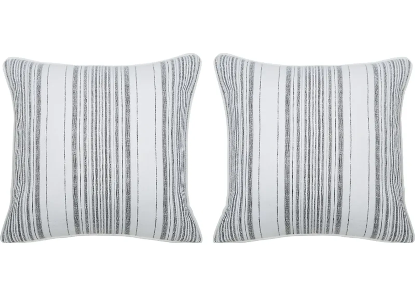 Oaklee Ebony Indoor/Outdoor Accent Pillow, Set of Two