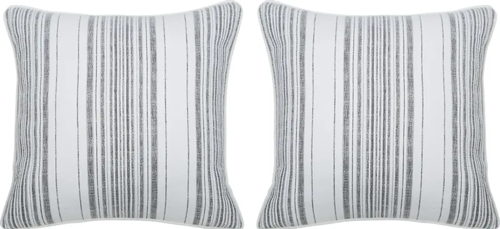 Oaklee Ebony Indoor/Outdoor Accent Pillow, Set of Two