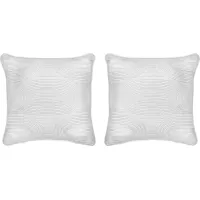 Olaso White Indoor/Outdoor Accent Pillow, Set of Two