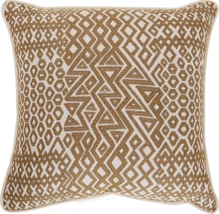 Assembly Cumin Caramel Indoor/Outdoor Accent Pillows, Set of Two