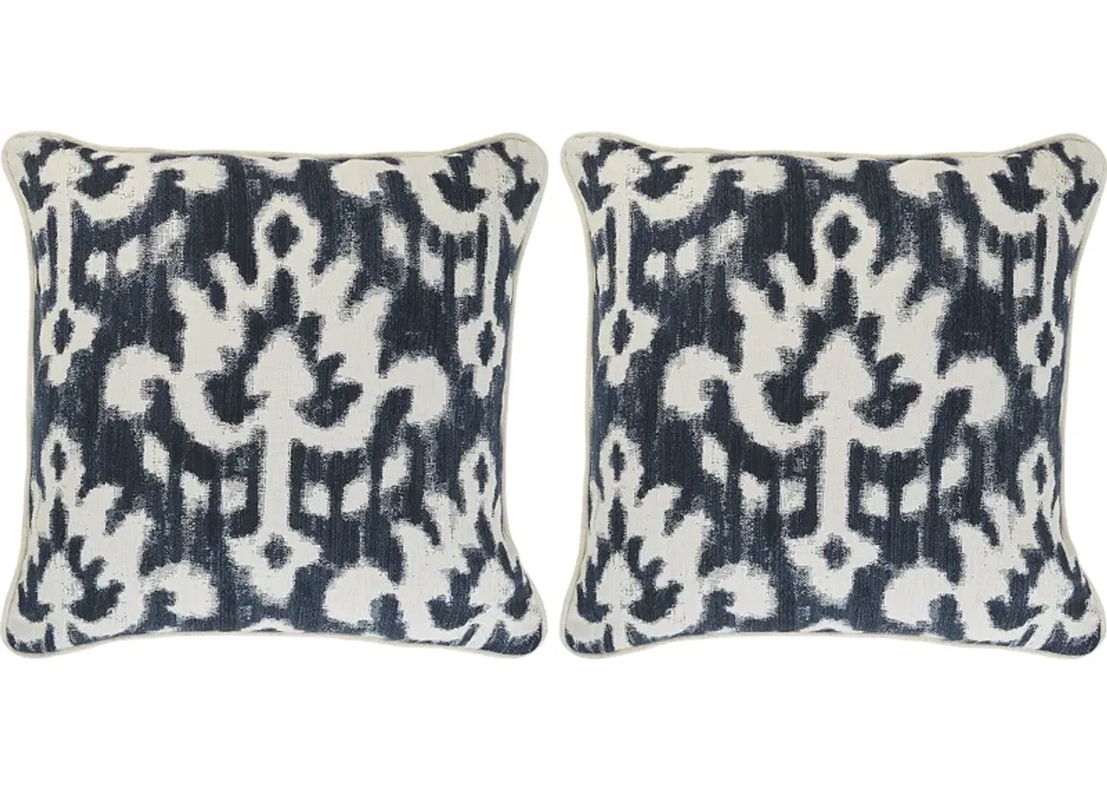 Patra Indigo Indoor/Outdoor Accent Pillows (Set of 2)