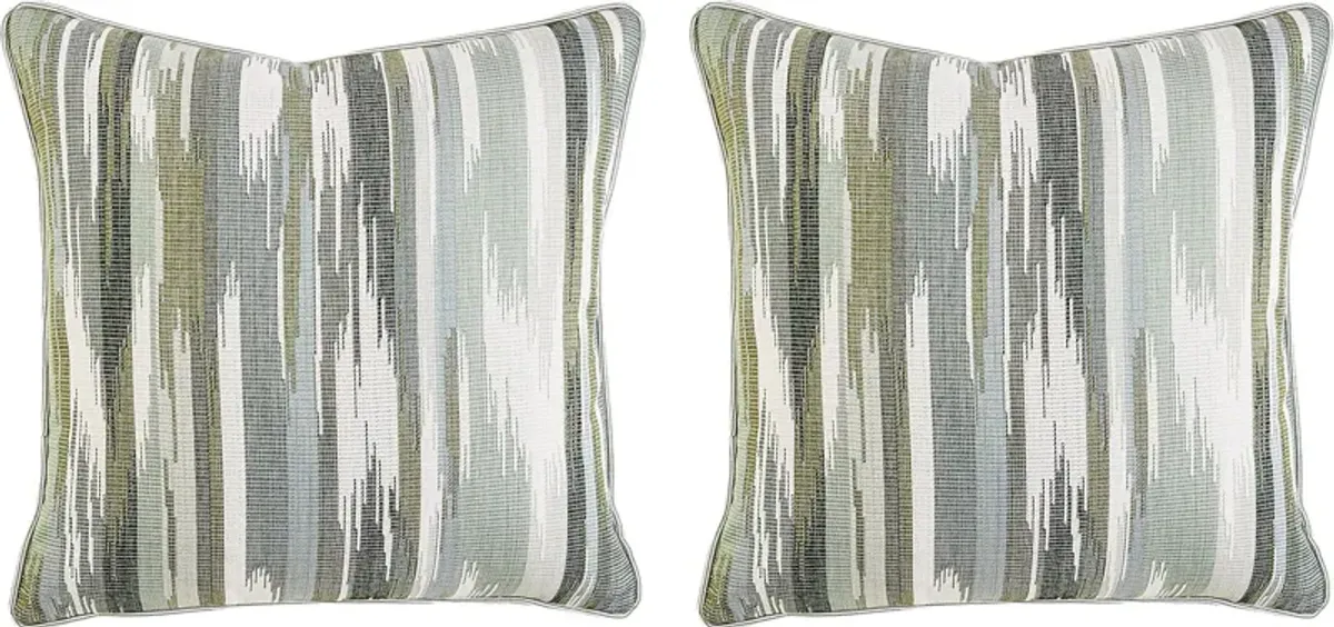 Transformation Moss Indoor/Outdoor Accent Pillow, Set of 2