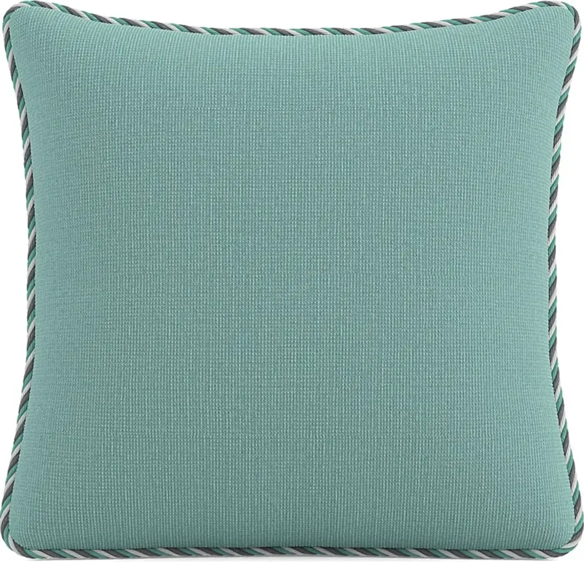 Turquoise Solid Indoor/Outdoor Accent Pillow, Set of Two