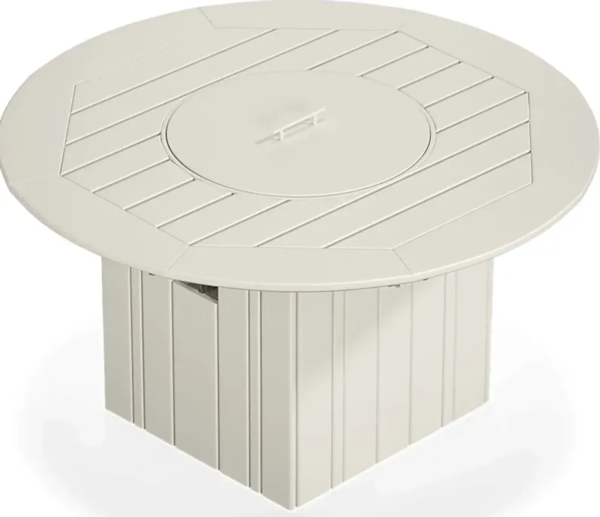 Addy White Outdoor Fire Pit