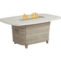Hamptons Cove Gray Outdoor Fire Pit